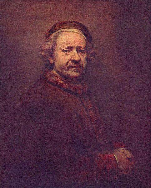 REMBRANDT Harmenszoon van Rijn Dated 1669, the year he died, though he looks much older in other portraits. National Gallery Spain oil painting art